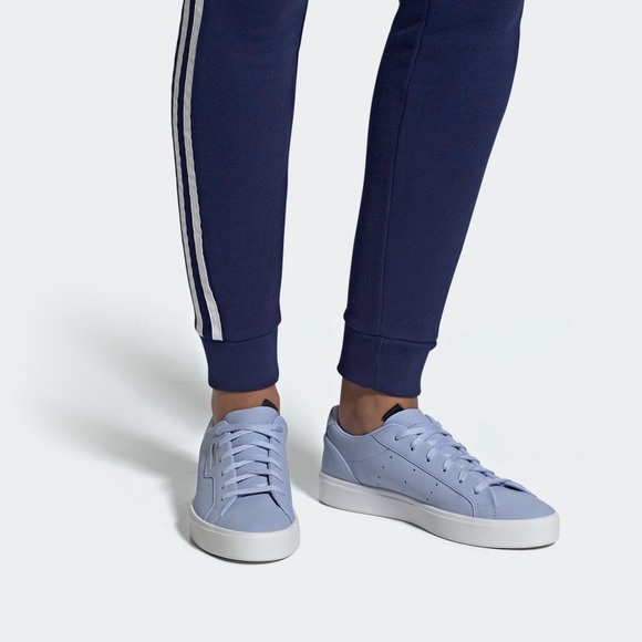 Adidas sleek shoes blue Clearance